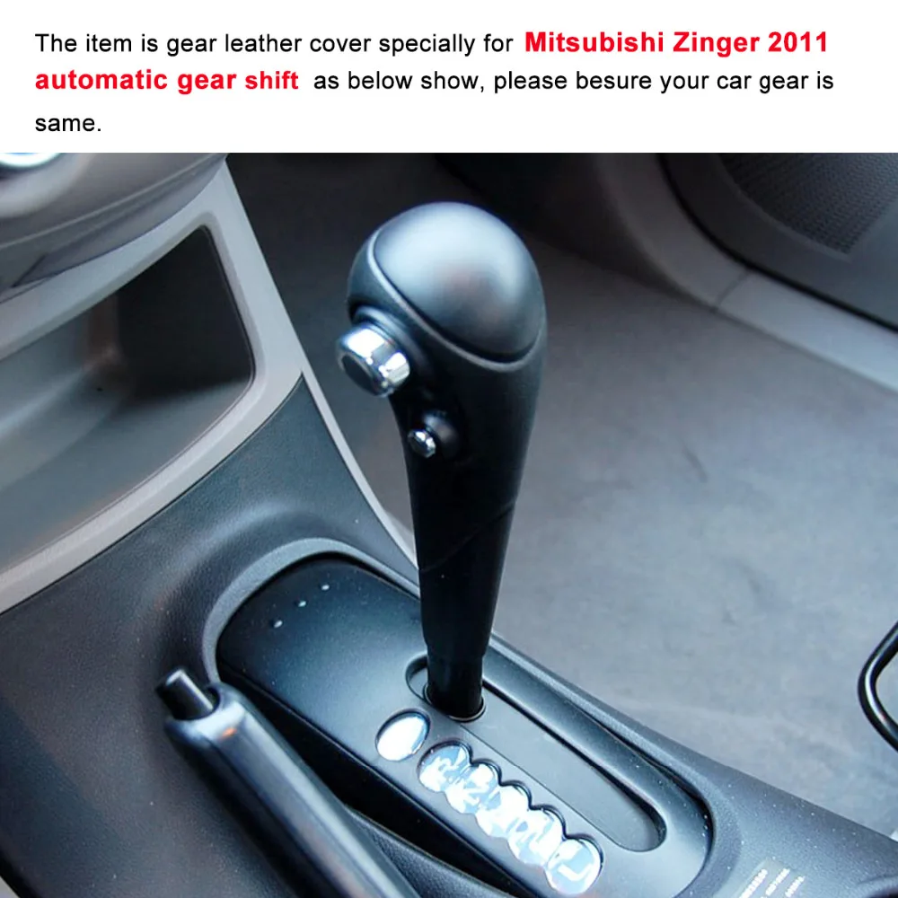 Yuji-Hong автомобильные чехлы для интерьера чехол для Mitsubishi, Zinger 2011 автоматическое переключение ошейники из натуральной кожи сшитый вручную чехол