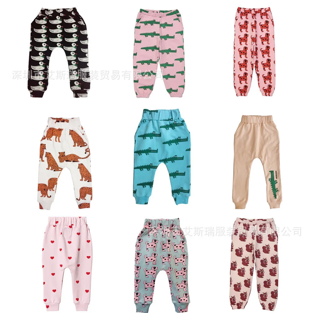 

Kids Velvet Pants 2018 Autumn Winter Hugo Brand Boys Girls Cartoon Trousers Baby Children Cotton New Fashion Outwear Pants