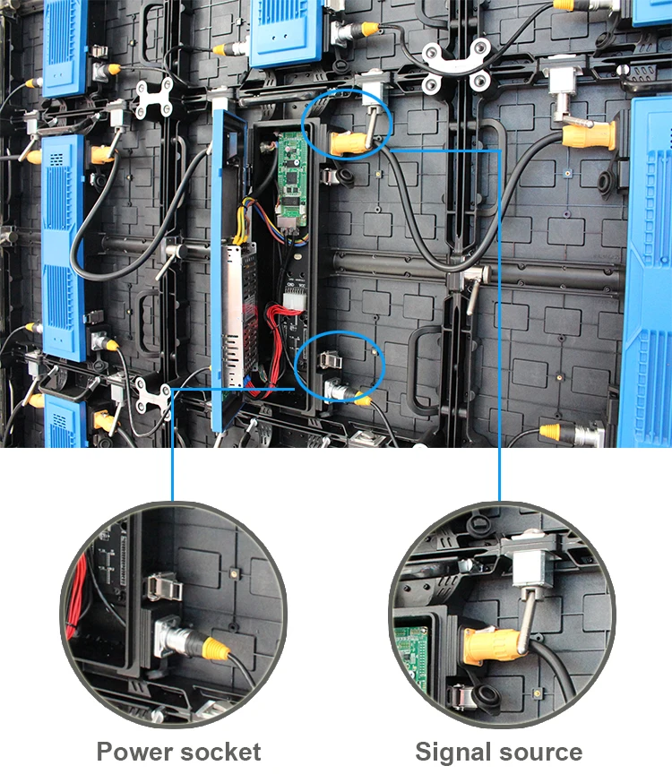 Rental P3.91 Outdoor Full color SMD LED Display Die-casting Aluminum cabinet 500x500mm movie rental led displaystage led screen (9)