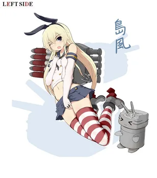 

LEFT SIDE 3D Car Stickers HD Inkjet Japanese Anime Car Styling Cartoon DIY Waterproof Body Decals Door Decoration Stickers