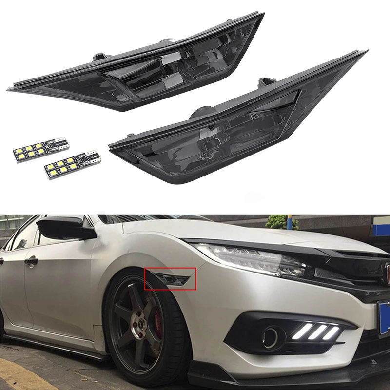 

LED Fender Side Marker Light Turn signal light lamp for Side Lamp DC12V Auto Car LED Side Lights Marker Turn Signal Lights 2PCS