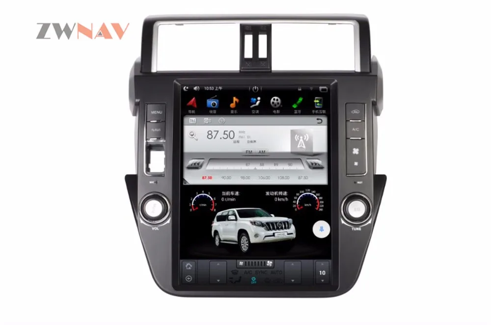 Top ZWNVA Tesla style Screen Newest Android 6.0 64+2GB Car No DVD Player GPS Navigation For TOYOTA Land Cruiser Prado 150 2014+ 1 Top ZWNVA Tesla style Screen Newest Android 6.0 64+2GB Car No DVD Player GPS Navigation For TOYOTA Land Cruiser Prado 150 2014+ 1