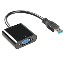 2 шт. USB3.0 vga HD компьютер, кабель-адаптер USB 3,0 VGA 1080 P Drive