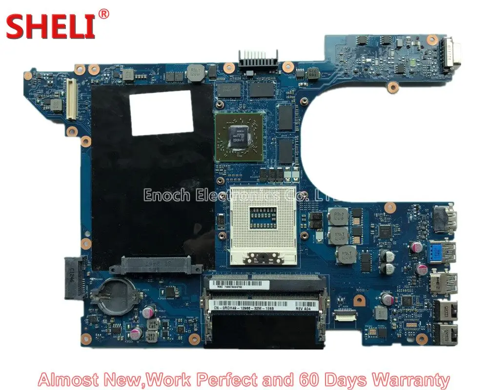 

SHELI for DELL Vostro 3560 V3560 Laptop Motherboard CN-0RDH49 0RDH49 RDH49 QCL00 LA-8241P HM77 HD7600M 1GB Work Perfect