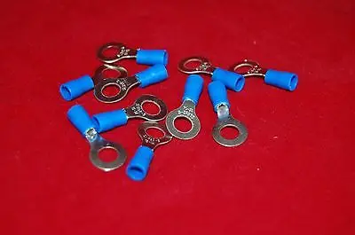 

100PCS RV2-3.7 #6 cold press ring terminal, round terminals