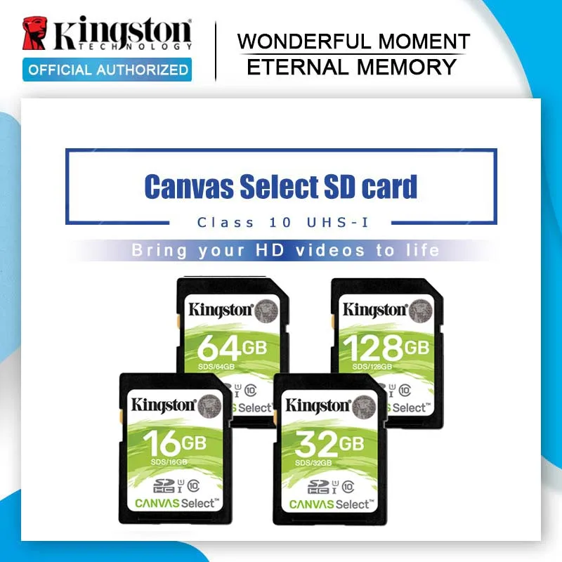 

Kingston SD Card 128GB 64GB memory card Class10 SDHC SDXC 32GB 16GB uhs-i HD video cartao de memoria carte sd tarjeta For Camera