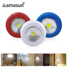 1 шт. COB под шкаф огни аварийный ночник для кухонного ящика Шкаф коридор кабинет лестницы 3* AAA батарея светильник