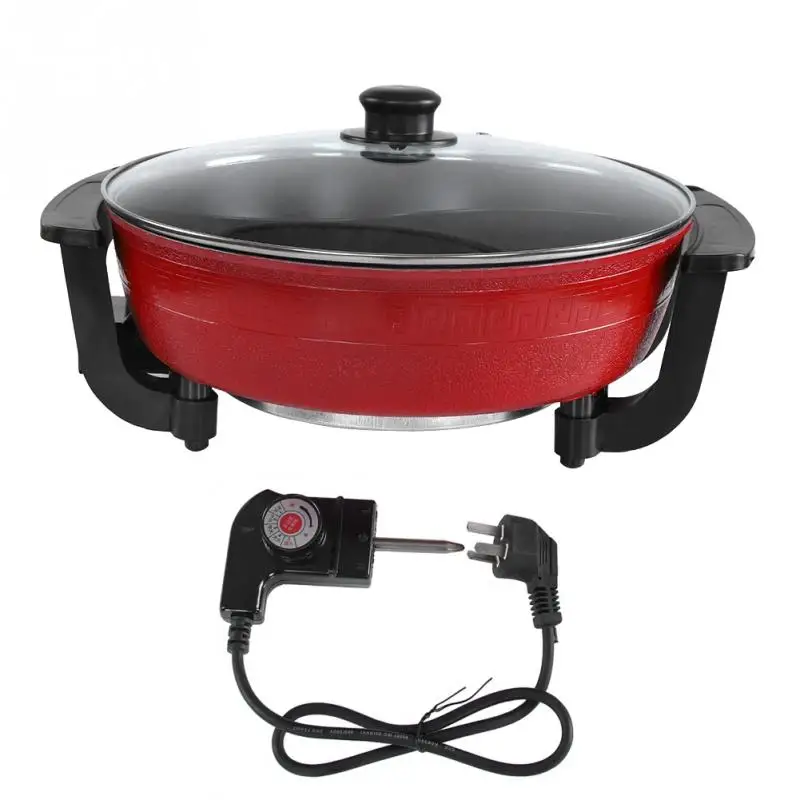 

220V 1400W 5L Electric Hot Pot Kitchen Soup Stock Pot Cookware Non-stick For Induction Cookers Cooking Pot Tool