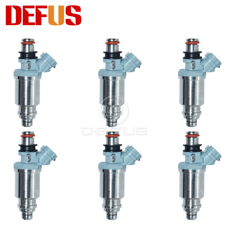 DEFUS 6X топливная форсунка сопло OE 195500-5670 Bico MD308861 2 колышка для Mitsubishi Pajero V20 3,0 л Montero 3.0L 1995-1996 бензин