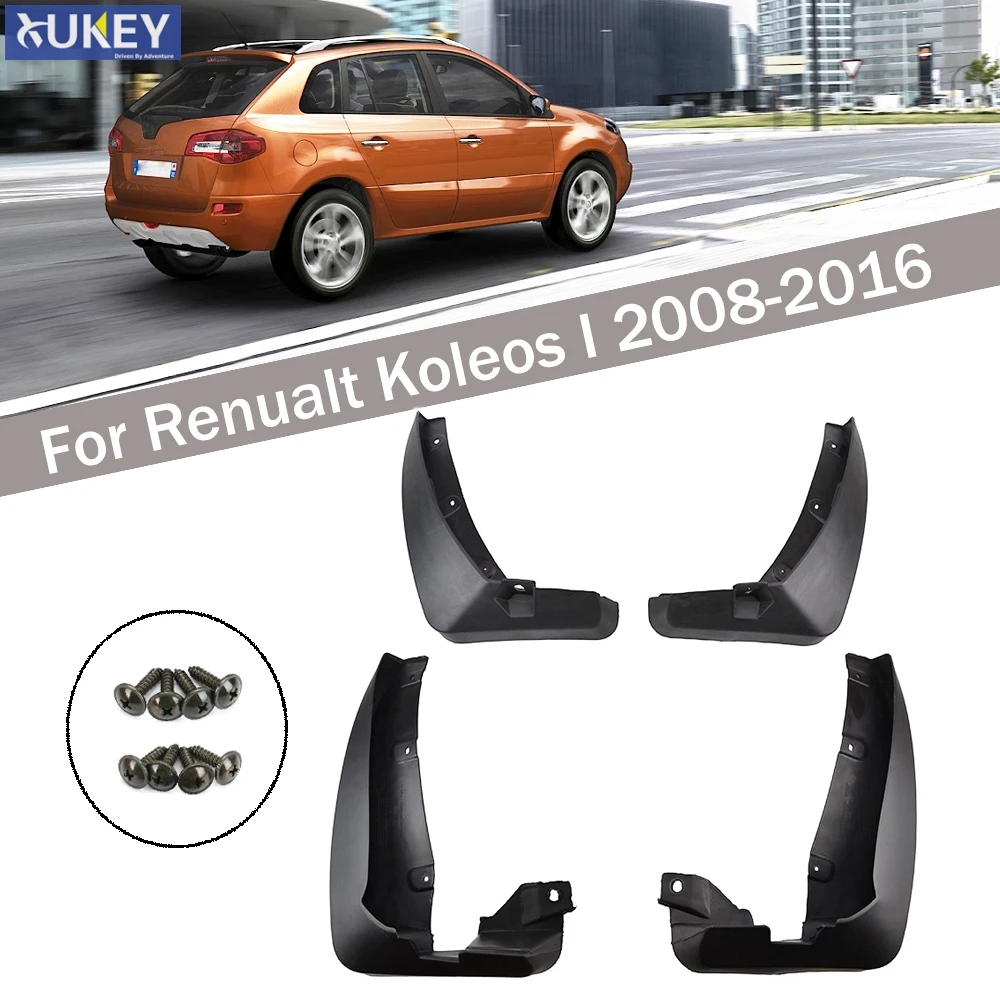 

For Renault Koleos 1 2008-2016 Set Car Mud Flaps Mudflaps Splash Guards Mud Flap Mudguards Fender Front Rear 2009 2010 2011 2012