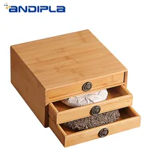 Натуральный Бамбуковый Контейнер для чая пуэр коробка для хранения торта кунг-фу чайный сервиз аксессуары чай Caddy ящик Органайзер бамбук коробка для домашнего декора