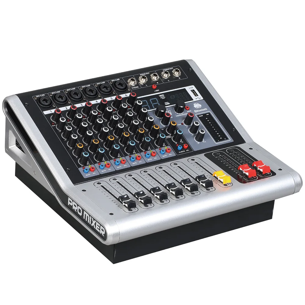Mixing console recorder 48 V phantom power monitor