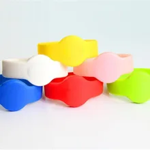 200 шт./лот Alien H3 UHF кремний rfid браслет оранжевый EPC C1 дальний Водонепроницаемый пассивный ремешок с RFID для пуска двигателя тег для события