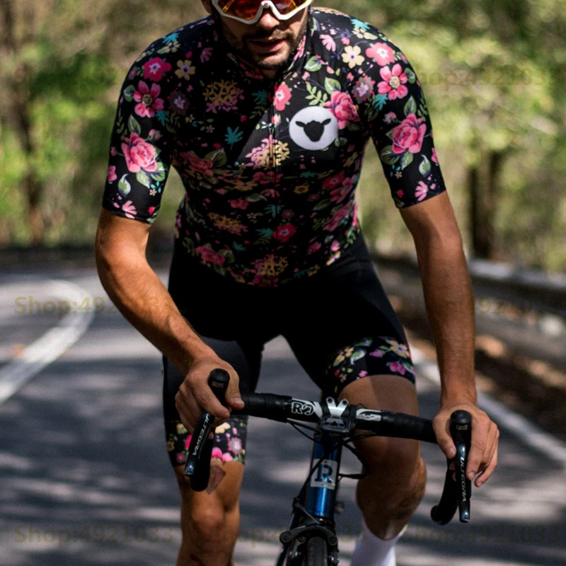 RC Team Black sheep Ограниченная серия велосипедных Джерси костюм с коротким рукавом велосипедная рубашка и 9D гелевая подкладка нагрудник шорты Tuta da ciclismo