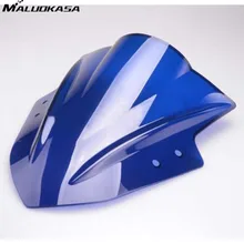 MALUOKASA Motorbike Double Bubble font b Windscreen b font Windshield for KAWASAKI Ninja 300 EX300 2013