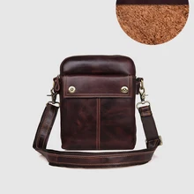 CARANFIER мужские сумки через плечо из натуральной воловьей кожи многофункциональная сумка на плечо винтажная сплошной цвет мужской сумки-мессенджеры