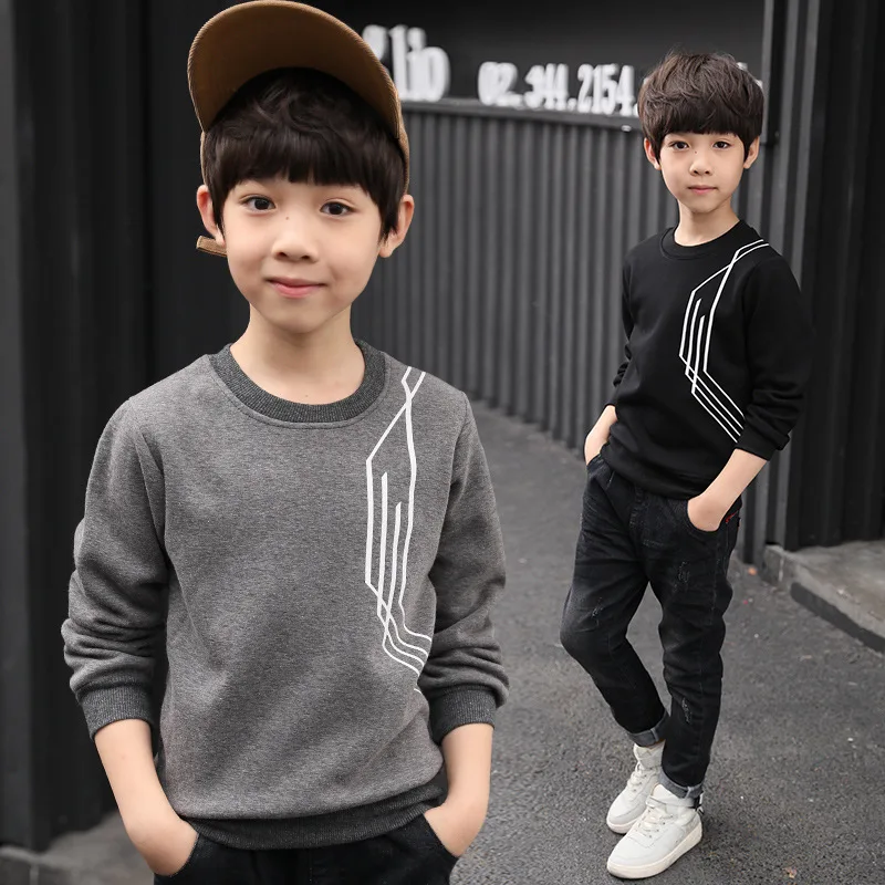 Boy with 2017 Winter Cotton Cashmere Sweater Fashion Shirtwinter