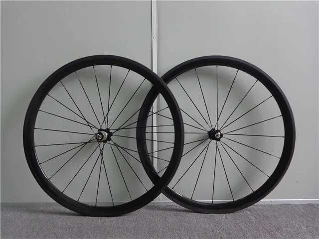 Best price at $336 Cheap Great Quality Carbon Wheels 38mm Road Bicycle Wheelsets Clincher 3K Glossy or Matte with Taiwan-Made Hub