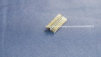

100pcs 2x12 P 24 pin 1.27mm Pitch Pin Header male dual row Male straight gold flash Rohs Reach double rows pitch 1.27