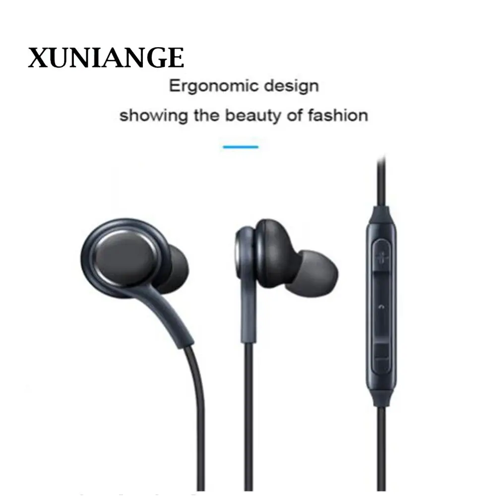 

XUNIANG Headphones EHS64 Headphones with Built-in Microphone 3.5mm In-Ear Wired Headphones for Smartphones