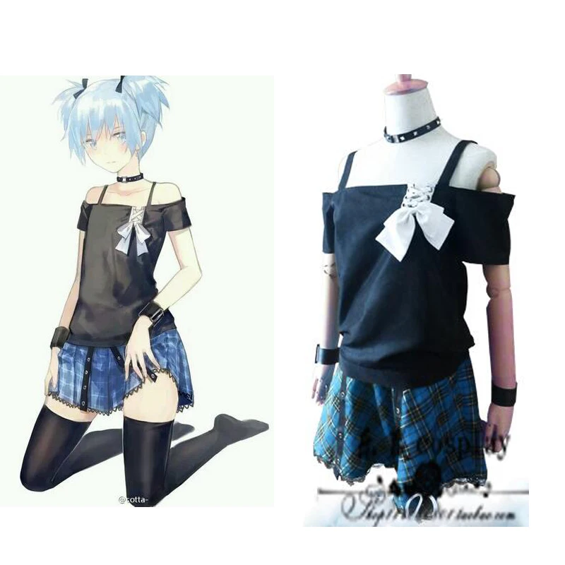 2017 аниме Ansatsu Kyoushitsu Shiota Nagisa Косплей Костюм Униформа юбка|costume fancy|skirt swimwearskirt cotton |