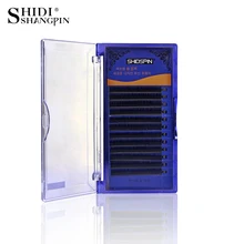 12 рядов 0,05 0,01 C curl 9-10-11-12 мм искусственное индивидуальное наращивание ресниц, реснички наращивание ресниц для профессионального макияжа