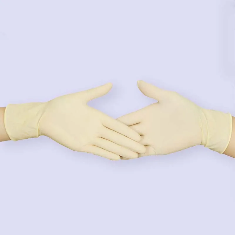 

Glossy dust-free powder-free latex gloves anti-static latex gloves