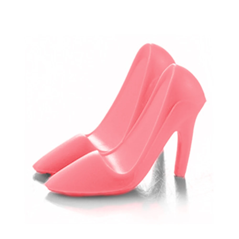 

Tablet Support Phone Holder Anti-slip Silicone Durable Stable High-heeled Shoes Shape Anti-falling Stylish Stand