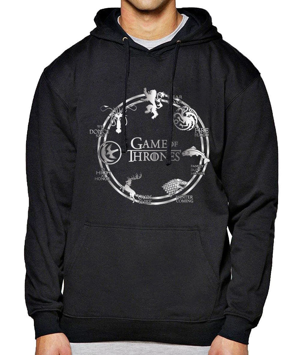 Game Of Thrones Fashion Streetwear Hoody Men 2017 Spring Winter Brand ...