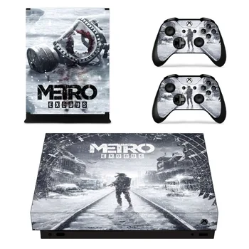 

Metro Exodus Skin Sticker Decal For Microsoft Xbox One X Console and Controllers Skins Stickers for Xbox One X Vinyl