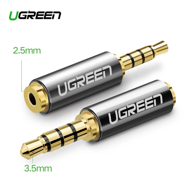 Best Offers Ugreen High Quality 3.5mm Male Jack to 2.5mm Female Plug 4 Pole Head Phone Earphone Stereo Audio Adapter Connector for Cable Best Offers Ugreen High Quality 3.5mm Male Jack to 2.5mm Female Plug 4 Pole Head Phone Earphone Stereo Audio Adapter Connector for Cable