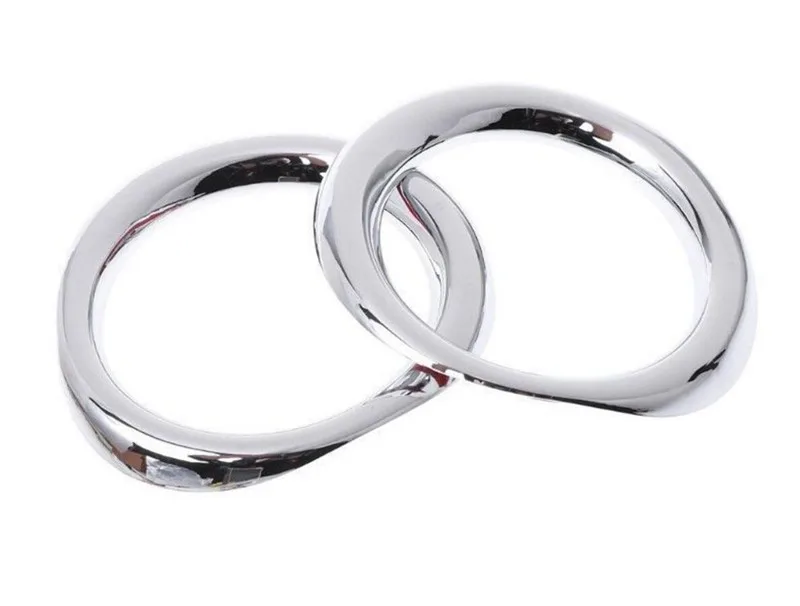 1 Pair ABS Chrome Car Front Fog Lamp Light Cover Trim For TOYOTA C-HR CHR Car Exterior Accessories Styling