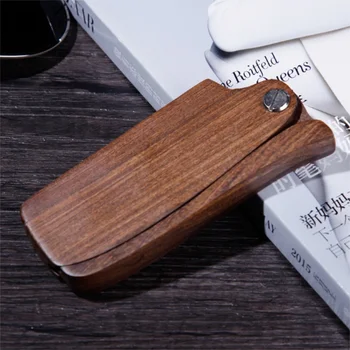 

Wooden Folding Beard Comb Pocket Size Moustache and Hair Combs Anti-static Comb for Men & Women Hair Care Tools / by dhl 20pcs
