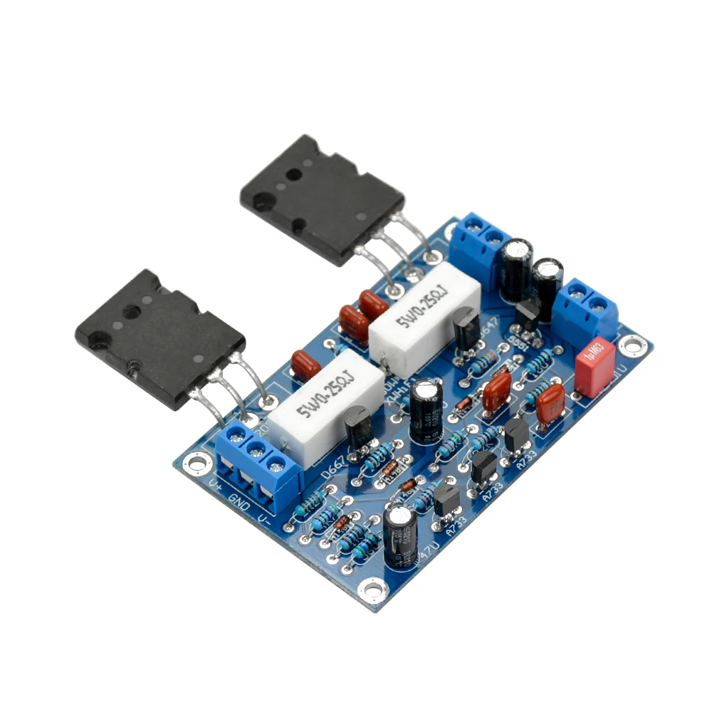 Aiyima 100W Audio Amplifier Board 2SC5200+2SA1943 Mono Channel HIFI Power Amplifier Board Dual 35V Aiyima 100W Audio Amplifier Board 2SC5200+2SA1943 Mono Channel HIFI Power Amplifier Board Dual 35V
