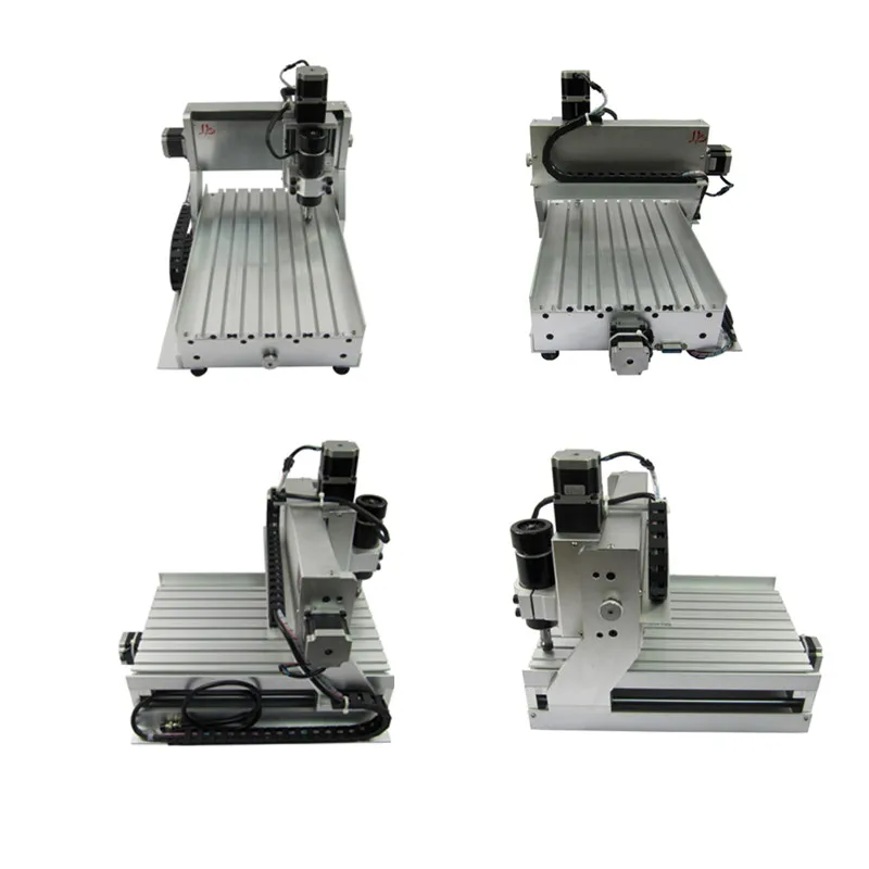 4 axis PCB drilling cnc 3020 wood router with limit switch and cutter collet clamp vise