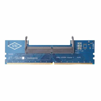 

1Pc Laptop DDR4 RAM to Desktop Adapter Card Memory Tester SO DIMM to DDR4 Converter Card Adapter C26