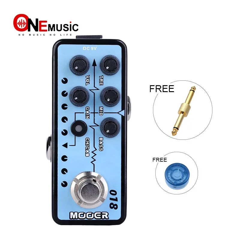 

MOOER Guitar Digital Preamp 018 CUSTOM 100 Modelled on a 100 Watt Plexi-based Boutique Signature Amp