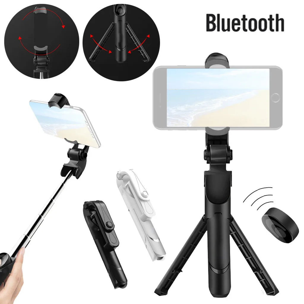 

Selfie Sticks 4 in1 Wireless Bluetooth 4.0 Remote Shutter Handheld Cellphone Selfie Stick Monopod Tripod Holder for IOS Androd