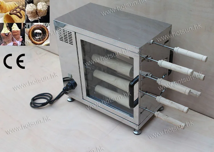 Commercial 110V 22V Electric Chimney Cake Oven Kurtos