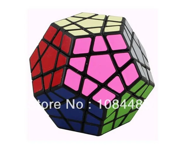 New Dodecahedron Magic Cube 12 Surfaces Speed Black and white Twist Polygonal Puzzle toy