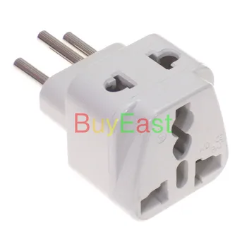 

5 x Universal to Switzerland Swiss Travel Adapter 2-Way Outlet Plug Change UK/AU/EU/US/China Plug AC100~250V 10A White