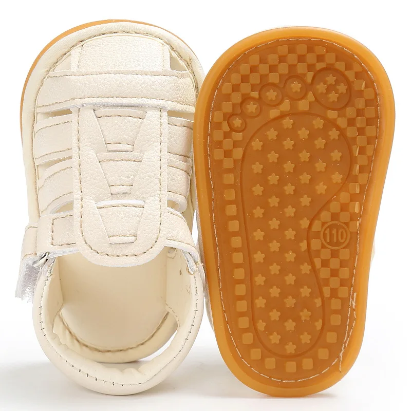 Летняя Новинка для мальчиков и девочек 0-1 лет; нескользящая обувь для малышей