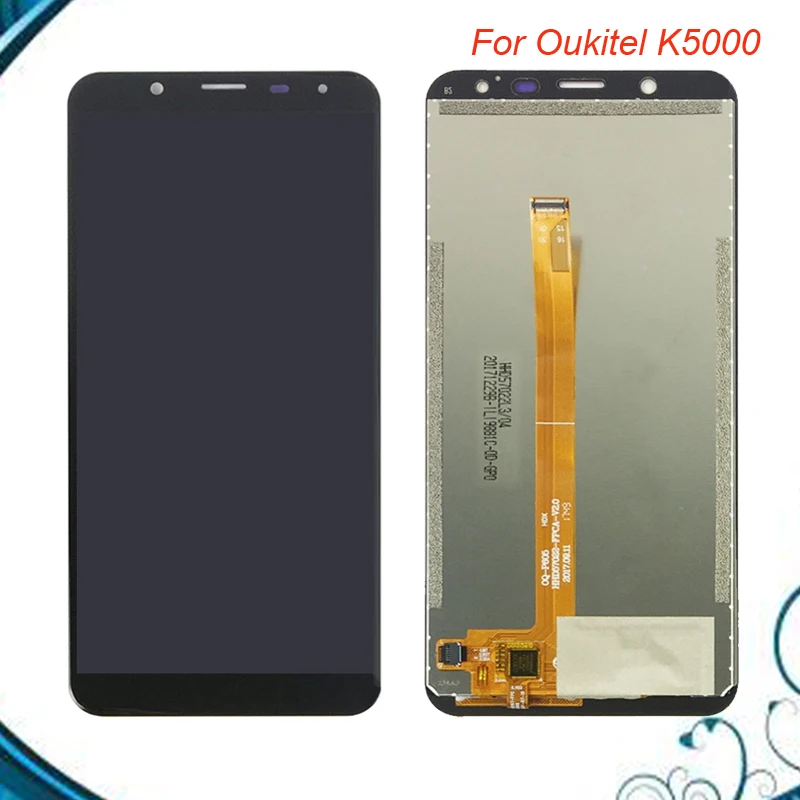 5," дюймов для Oukitel K5000 ЖК-дисплей Дисплей+ Сенсорный экран стекло lcd дигитайзера Панель Замена+ Бесплатные инструменты