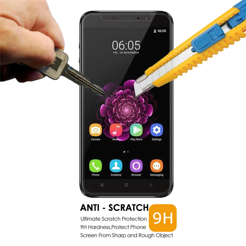 Закаленное стекло для Oukitel U20 Plus защита экрана 9H 2.5D на телефон защитная пленка