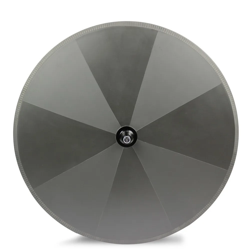 Perfect 1100g Super Light Weight 700C Full Carbon Rear Disc Wheel For Road / Time Track Bike TT Triathlon Clincher Tubular Wheelset 7