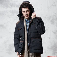 Новое мужское зимнее пальто плюс толстый бархат куртка с капюшоном пальто теплая и удобная стеганая одежда бренд