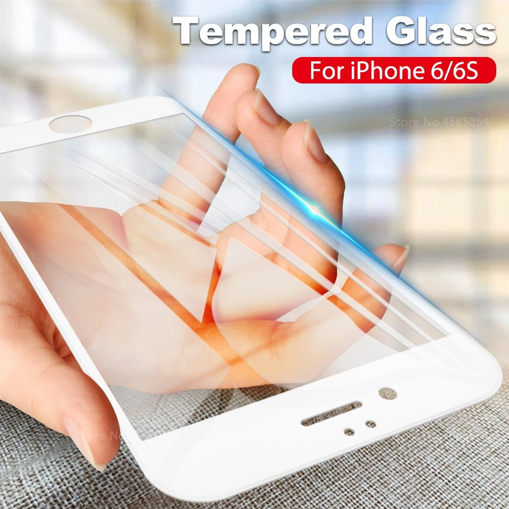 Screen Protector Tempered Glass For iPhone 7 8 Plus XS MAX XR X 30D Full Glue 6 6S 5 5S SE XI |