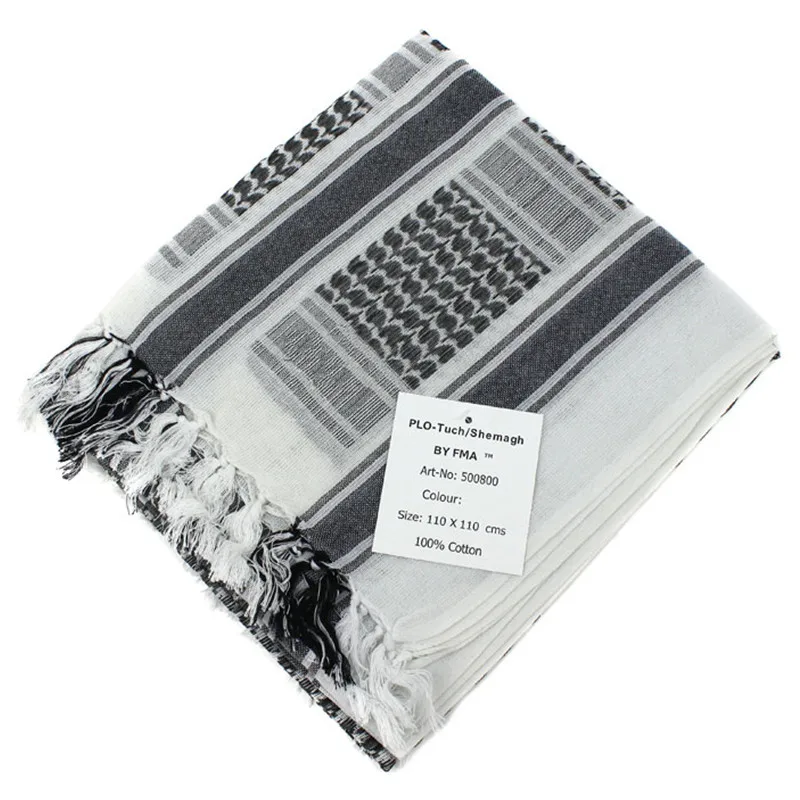army military tactical unisex arab shemagh keffiyeh cotton shawl shemagh size