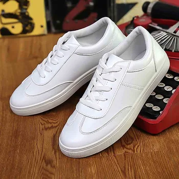 

Smooth Lace Low Mouth Summer Men's Sports Shoes White Canvas Shoes Men's Shoes Shoes Shoes Korean Version Of The Small White