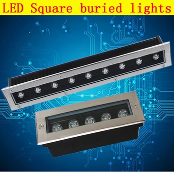 

AC85-265V 6W LED Underground Lamps Waterproof IP66 Warm White Lighting led Buried lights Garden Landscape LED Underground Lights